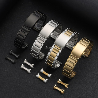 18 / 20 / 22 / 24mm Dây đeo đồng hồ bằng thép không gỉ nguyên khối bằng thép không gỉ có khóa gấp Khóa thay thế đa năng cho nam nữ cho SEIKO Diver Vàng đen Bạc
