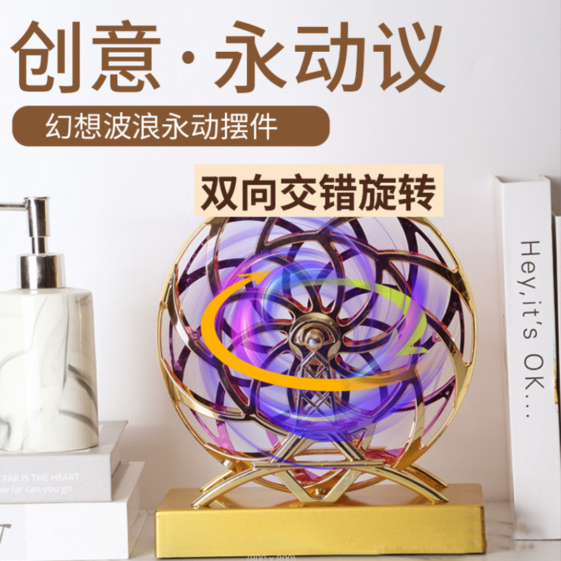 Newton Con Lắc Bên Trong Bên Ngoài Xoay Đôi Chuyển Đổi Trực Quan Di Chuyển Hoa Thiết Bị Chuyển Động Vĩnh Viễn Mô Hình Máy Tính Để Bàn Xoay Từ Xoay Dev