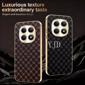 Ốp Lưng Cho Redmi Note 15 Pro Note15Pro + Phong Cách Mới Thời Trang Sang Trọng Da Mạ Điện Khung TPU Chống Rơi Điện Thoại