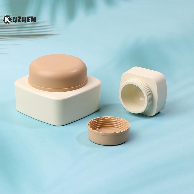 KUZHEN 5 / 20g Nhựa Trống Móng Tay Nghệ Thuật Mỹ Phẩm Hộp Đựng Vuông Lọ Mặt Kem Nồi Gel Móng Tay Hộp Bột Trang Điểm Kem Dưỡng Da Dụng Cụ Paaging HOT