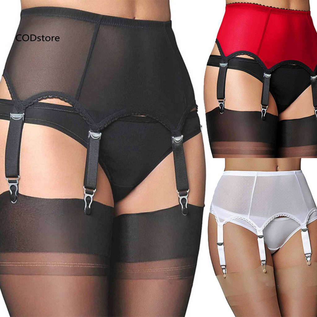 KDC Vòng tay thắt lưng và Garter Leg Harness có thể điều chỉnh với 6 kẹp - Phụ kiện dành cho người lớn