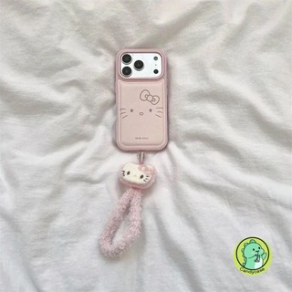 Ốp Điện Thoại Da PU Bulge Có Dây Buộc Cho Honor 300 200 100 Pro 90 Lite 80 70 Magic 8 7 Pro 6 Lite Vỏ Mềm Hoạt Hình Dễ Thương Mèo Kitty 3D