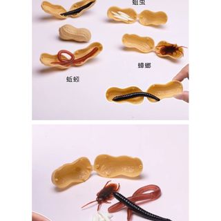 Tricky Spoof Đồ Chơi Đáng Sợ Đậu Phộng Ngộ nghĩnh Thông Hơi Côn Trùng Nhện Gián Prank Sinh Nhật