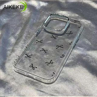 Ốp Điện Thoại Mạ Nơ Thanh Lịch Cho Samsung Galaxy M60S M56 F56 F55 C55 M55 M52 M35 M36 F36 M34 M33 M32 M31 M30S M23 F22 M22 S10 Plus 5G 4G Vỏ Chấm Dễ Thương Vỏ Mềm Trong Suốt