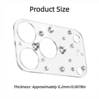 Phim ống kính MODOMINO, Chống trầy xước Full Cover Kính bảo vệ camera, Vỏ ống kính máy ảnh trái tim HD chống sốc cho 17 Max 17Pro