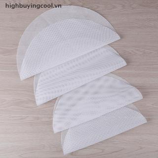 HCVN Tròn Chống Dính Silicon Lưới Vải Nướng Bánh Lót Hấp Miếng Lót Bánh Bao Buns Thảm HOT