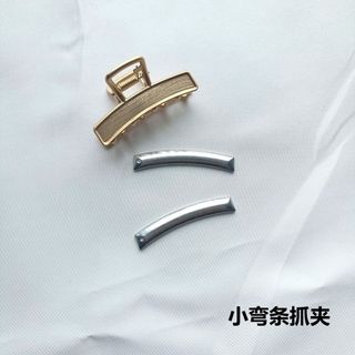 Kẹp Tóc Lưỡi Liềm Cong Phong Cách Trung Quốc, DIY Ngọc Lục Bảo Filigree Dot - Phụ Kiện Tóc JYNE