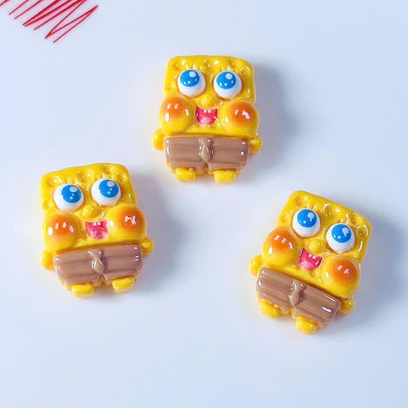 Charm gắn dép: Set charm 8 món bọt biển dễ thương - SpongeBob – Patrick - mã 2026 HÀNG NÉT ĐẸP HƠN- CÓ BÁN LẺ SET
