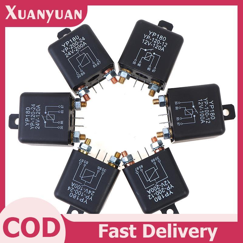 Rơle khởi động XUAN 200A 100A 12V / 24V Rơle khởi động dòng điện nặng VN