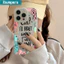 Ibumpers Ốp Điện Thoại Thẩm Mỹ Pop Art Doodle Họa Tiết Trong Suốt Mềm Cao Cấp Chống Sốc Cho iPhone 11 12 13 14 15 16 17 Pro Max IP 7 8 Plus X XS XR