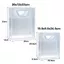 Túi quà tặng JVSUB PVC, Túi quà tặng trong suốt phong cách đơn giản bằng nhựa mờ, Túi Tote chống nước di động Tiệc cưới
