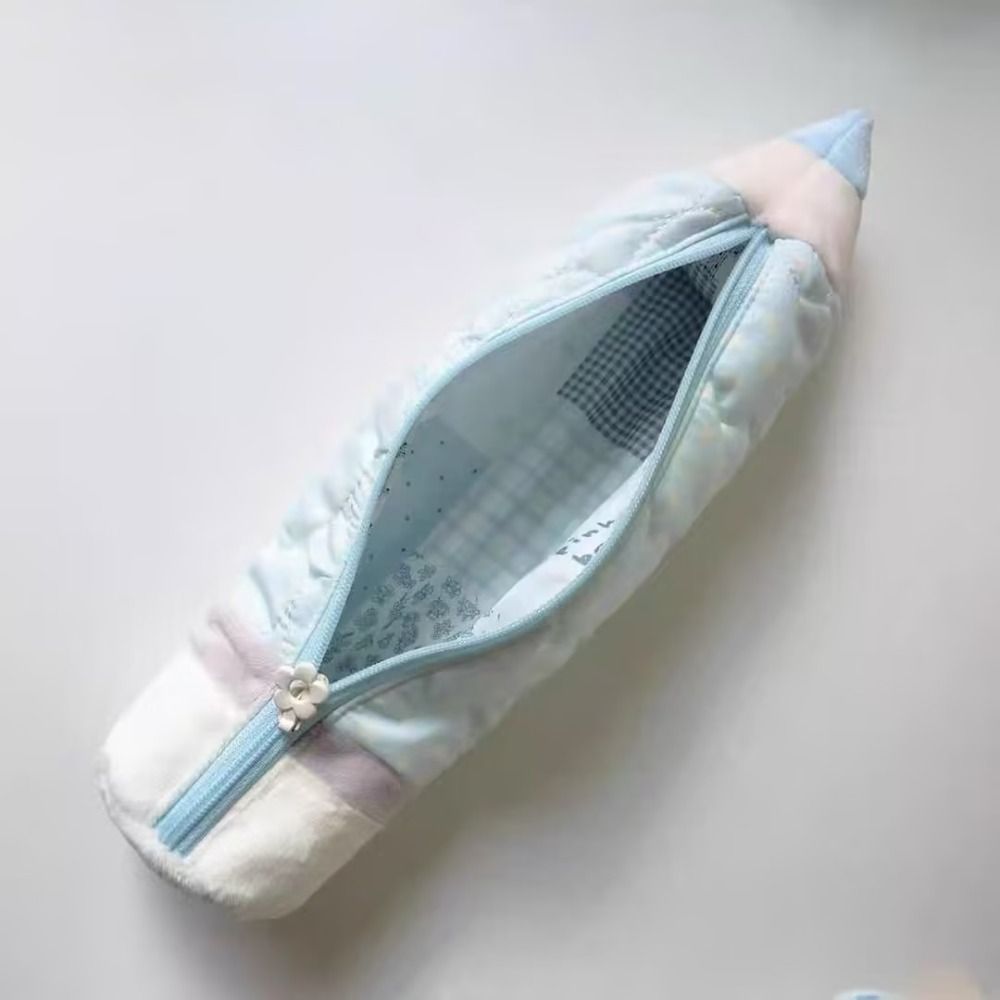 Bút Chì HIGHVIEWLS, Túi Đựng Bút Dung Tích Lớn Lông Tơ, Túi Văn Phòng Phẩm Hình Bút Chì Đa Năng Trở Lại Trường Quà Tặng