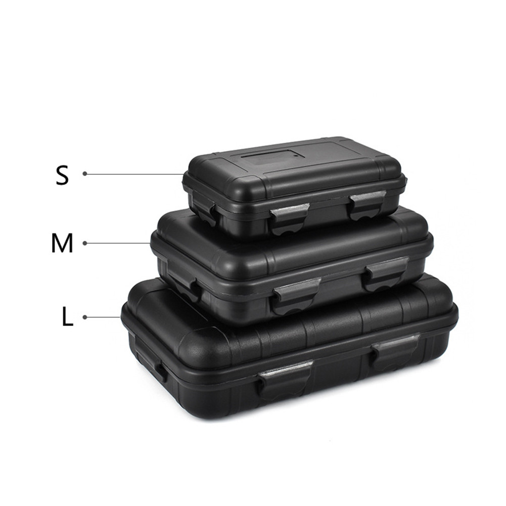 Survival Box Equipment Sealed PE Inner Plastic S/M/L Shockproof Bag Camping[SECL]