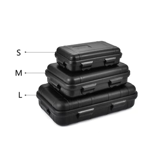 Survival Box Equipment Sealed PE Inner Plastic S/M/L Shockproof Bag Camping[SECL]