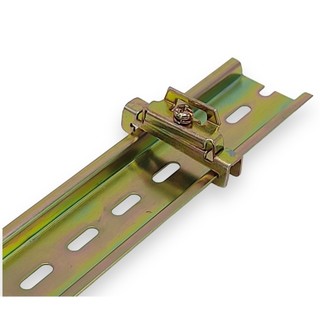 (Freeship) Khóa chặn kim loại cho thanh cài nhôm din rail, cài MCB, Khởi động từ