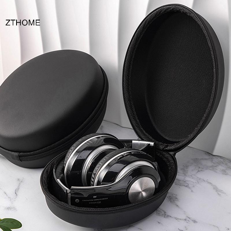 ZTHOME Hộp đựng tai nghe không dây di động Hộp cứng Túi lưu trữ Túi đựng tai nghe Hộp đựng chống nước để lưu trữ Dòng dữ liệu Tai nghe HOT