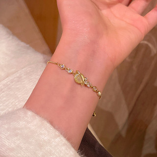 Vòng Tay Vàng Zircon Hành Tinh, Điều Chỉnh Size, Phù Hợp cho Phụ Nữ, Sang Trọng và Đa Năng