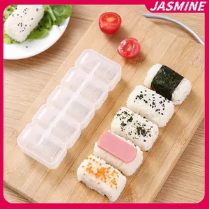 JASMINE 5 Cái / bộ Sushi Nigiri Máy Làm Cơm Bóng Khuôn Nonsti Press Maker DIY Bento Tool JASMINE