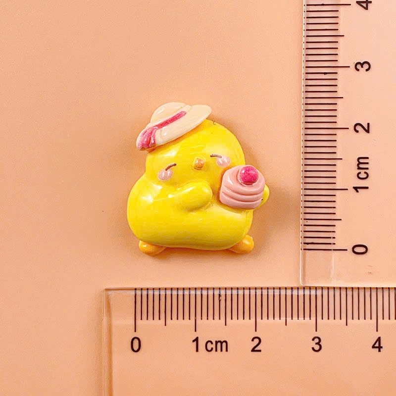 Set charm vịt vàng dễ thương