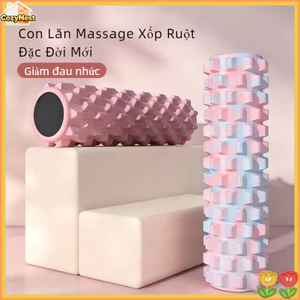 Con Lăn Massage EVA Foam Roller Gai Nhọn[45cm] -Giãn Cơ,Giảm Đau Hiệu Quả Cho Yoga, Tập Gym Tại Nhà