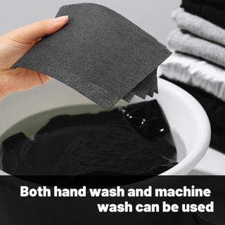 Hộp 10 tờ giấy nhuộm đen chất lượng tốt Phục hồi màu đen،Vải không dệt / Dễ sử dụng،Người có quần áo đen bị phai
