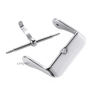 Khóa đồng hồ bằng thép không gỉ được đánh bóng 10-24mm, Khóa chốt kim loại cho da Dây đeo đồng hồ cao su silicon Dây đeo đồng hồ nam nữ 10 / 12 / 14 / 16 / 18 / 20 / 22 / 24mm