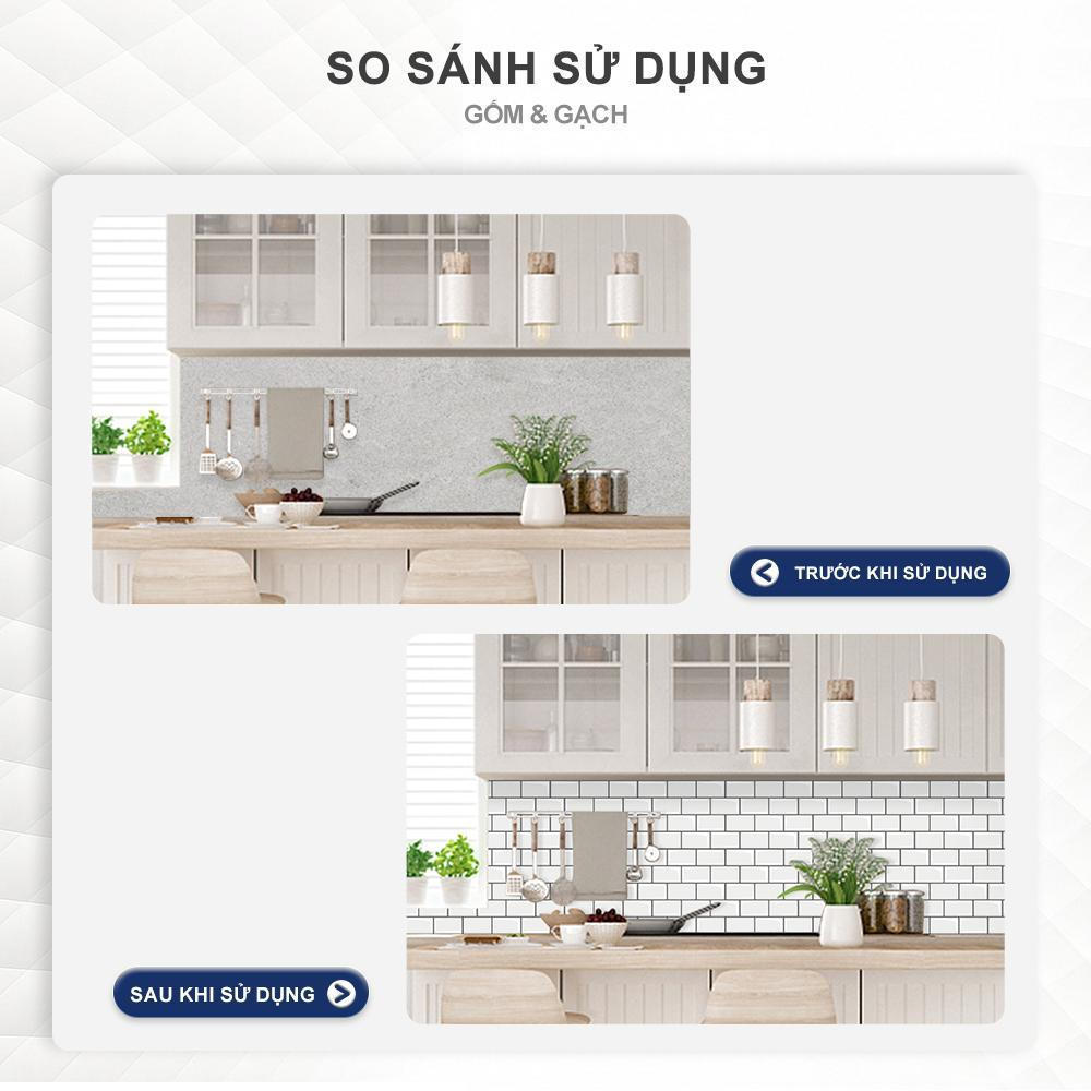 Nhãn dán tường trắng MORCART, dành cho nhà bếp, phòng tắm, gạch men, Decal dán tường chống thấm nước, Splashbacks nhà bếp 3D, tự dính, có thể tháo rời, 30cmx30cm, có sẵn 1 miếng
