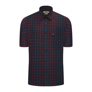 Áo sơ mi ngắn tay vạt ngang VIETTIEN SMART CASUAL vải Bamboo form REGULAR VT00000692