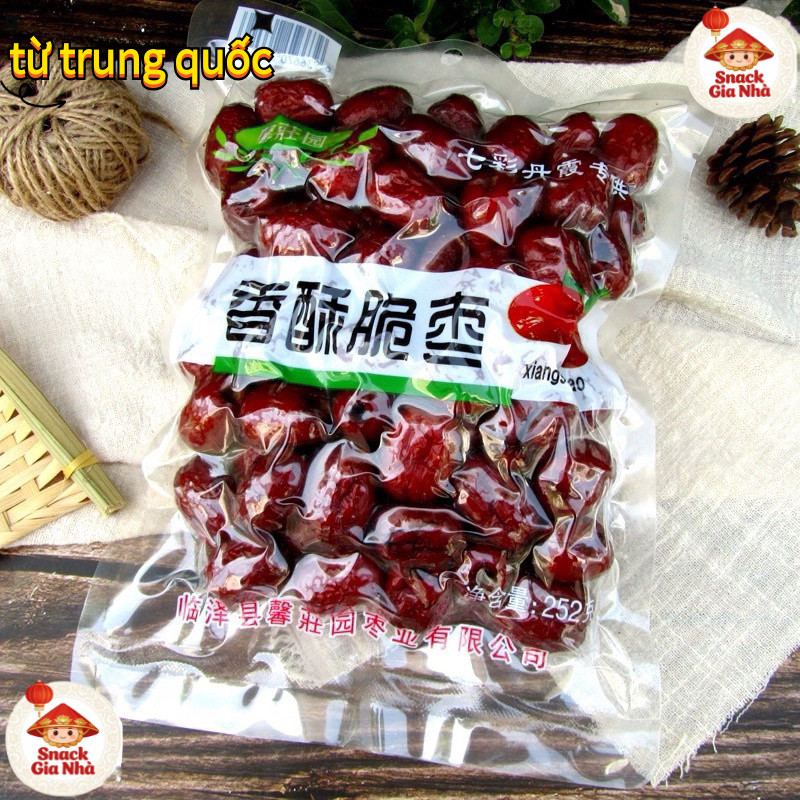 1gói táo sấy giòn không hạt hút chân không 252 gam