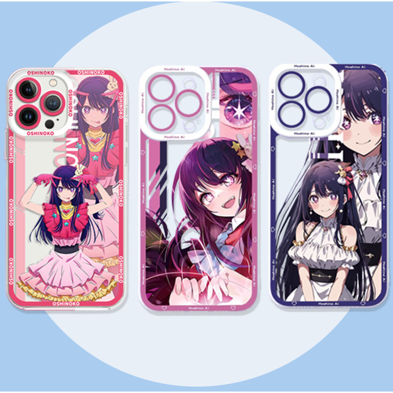 Ốp Lưng Cho infinix GT 20 30 Pro HOT 50 TECNO SPARK 30C 8C GO 2025 SMART 9 10 Plus POP 7 6 5 Lie Anime Oshi no Ko Hoshino Ai Vỏ Silicon Trong Suốt Mềm