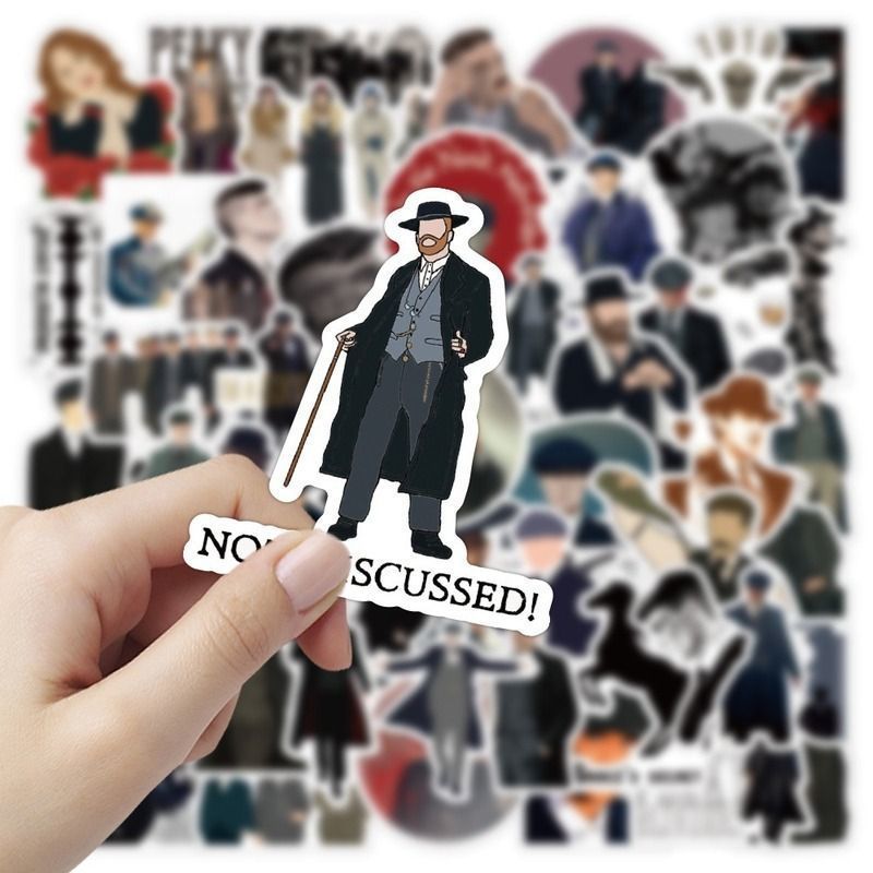 Bộ 50 Peaky Blinders Ngoại Vi Dán Cá Tính Trang Trí Mũ Bảo Hiểm Notebook Guitar Cốc Nước Graffiti Dán Quà Tặng Sinh Nhật
