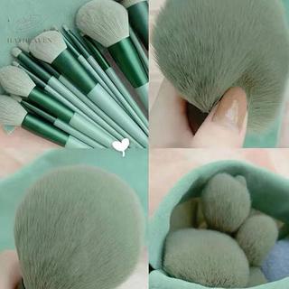 [hatheaven] 8 / 13 CÁIBộ cọ trang điểm Fluffy Professiona Kem nền mỹ phẩm Phấn mắt Kabuki Pha trộn Bàn chải trang điểm Dụng cụ làm đẹp Trang điểm đẹp