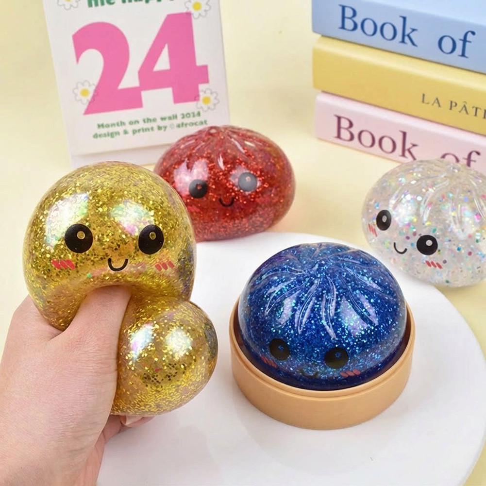 Dễ Thương Bánh Bao Squishes Fidgets Đồ Chơi Mềm Squishies Họa Tiết Độc Đáo Cho Nam Nữ