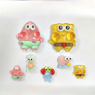Set charm bọt biển phát sáng- Charm phát sáng trend 2026- 2 charm bự 5 charm nhỏ- charm gắn dép siêu hot hit