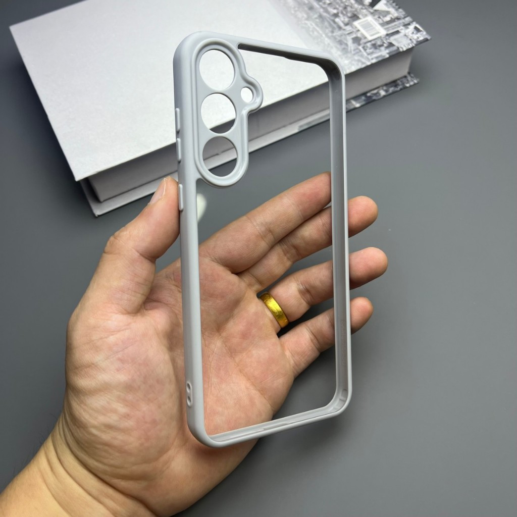Ốp Điện Thoại Giáp Cho Samsung S26 A57 A56 A55 A54 A15 A17 A16 A26 A37 A36 A35 A14 A05s S25 S24 S23 S22 Plus Ultra S21 S20 FE A06 A07 Ốp Điện Thoại Cứng Trong Suốt Dày Chống Sốc