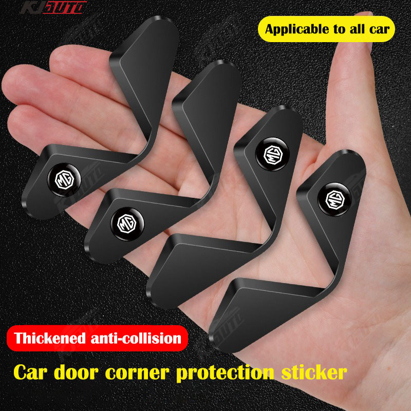 4 MG Cửa Xe Góc Miếng Dán Cửa Va Chạm Bảo Vệ Cho MG3 MG5 MG6 MG7 EP Pluse MG TF ZR ZS ES HS GS Morris 3