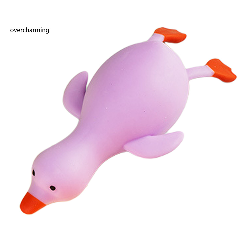 Đồ chơi bóp vịt nằm dễ thương 5 chiếc – bóng Fidget chậm, đồ chơi giải nén cho trẻ em và người lớn