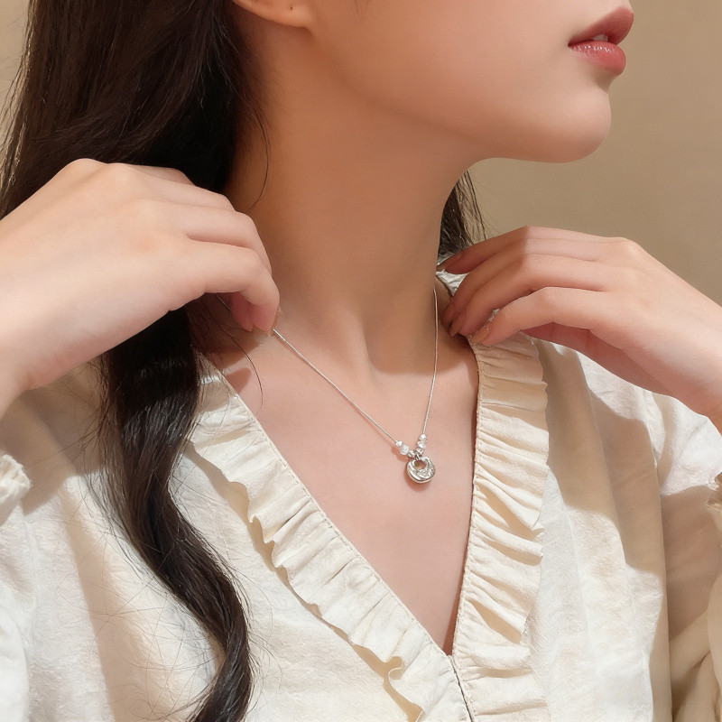 Đồ trang sức mới dành cho nữ - Dây chuyền vòng cổ cổ cao cấp xương, phong cách Trung Hoa sang trọng
