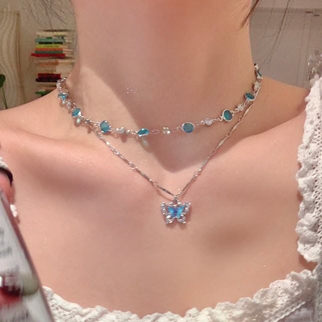 Choker hai lớp mát mẻ cho mùa hè - Phụ kiện thời thượng