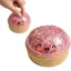 Đồ chơi Squishy bánh bao SMILE, Bun nhồi bông hấp mềm lấp lánh Squishy Pinch Le, với dụng cụ hấp có khả năng phục hồi chậm Fidget Bóp Công cụ thư giãn bột giải nén