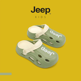JEEP Giày Đi Biển Trẻ Em Bé Trai Bé Gái Dép Mùa Hè Trong Nhà Chống Trơn Trượt Ngoài Trời Đeo Lộn Thượng Nguồn
