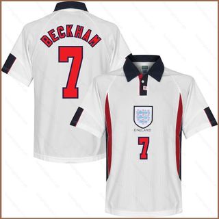 Áo Thun Bóng Đá FIFA World Cup 1998 David Beckham - Đội Tuyển Anh, Phù Hợp Mọi Kích Cỡ