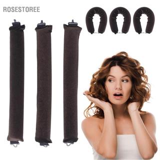 Rosestoree Thanh uốn tóc Heatless Máy uốn tóc Heatlesss 3 gói dành cho mọi loại