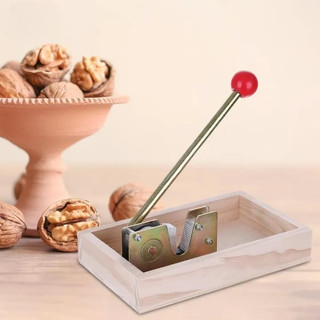 Dụng cụ mở hạt mắc ca bằng inox tay cầm êm ái Kẹp hạt dẻ / Kìm óc chó،Dễ dàng sử dụng, tiết kiệm sức lực
