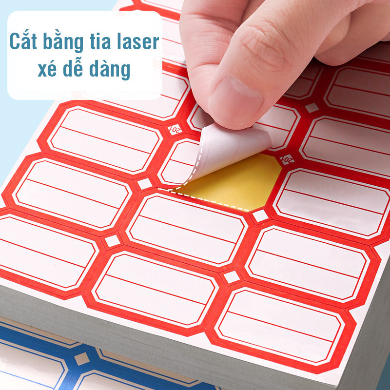 Giấy dán nhãn tự dính nhiều kích cỡ, dễ sử dụng, giá cả phải chăng, dùng để dán phân loại hàng hóa