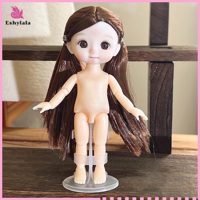 Búp bê BJD 1 / 8 dễ thương Eshylala 16cm với 13 khớp di chuyển và nhiều biểu cảm [MỚI]