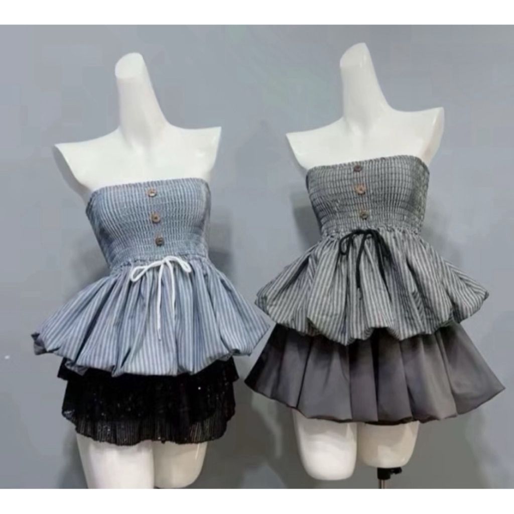 ÁO CUP FORM BÍ NHÚN THUN PHỐI NÚT CHẤT LENNIN n544  DÀY DẶN NỮ - Sam Botique