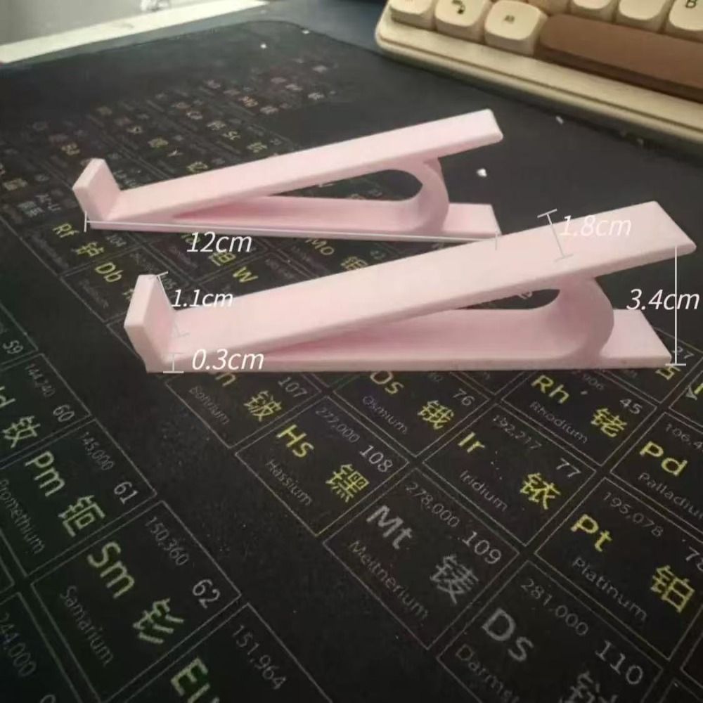 HOBBYIN 1 Cặp Bàn Phím Máy Tính Nâng, Bàn Phím Góc Nâng Bằng Nhựa Chân Đế Nâng Cao, Phụ Kiện Giá Đỡ Màn Hình Di Động