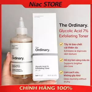 Toner 𝕋𝕙𝕖 𝕆𝕣𝕕𝕚𝕟𝕒𝕣𝕪 Glycolic Acid 7% – Tẩy Da Chết & Sáng Da Fullsize Chính Hãng
