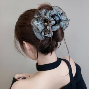 Kẹp Càng Cua Họa Tiết Ngọc Trai Cao Cấp - Kẹp Tóc Sang Chảnh, Tôn Dáng Tóc Búi Phụ Kiện Tinh Tế